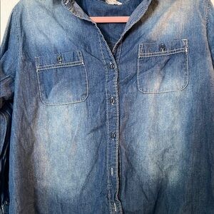 Vanilla Star Blue Button Down Shirt